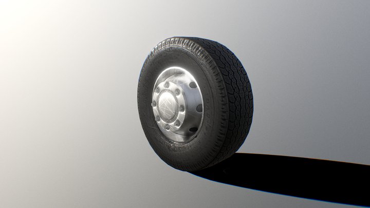 Truck Tire 3D Model