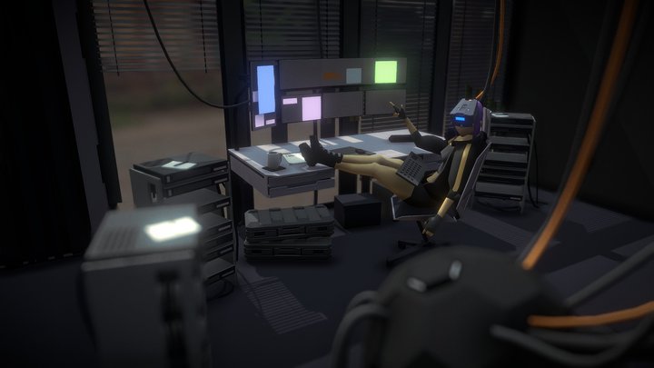 Operator from CyberCorp 3D Model