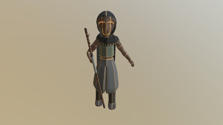 character model - woodman 256 textures 3D Model