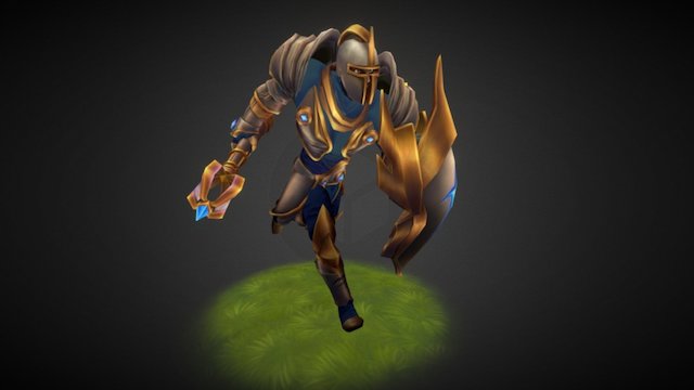 Knight Oberon 3D Model