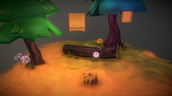 FLORESTA ENCANTADA 3D Model