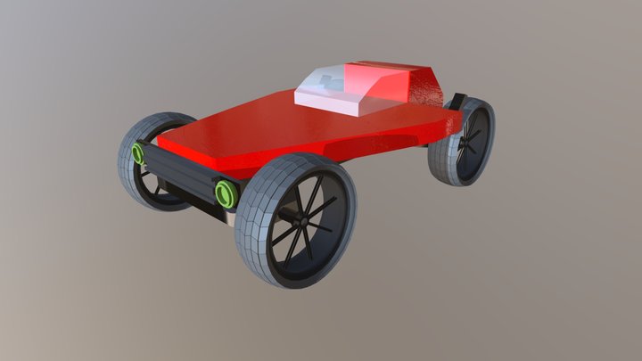 Auto Estructura Uv 3D Model
