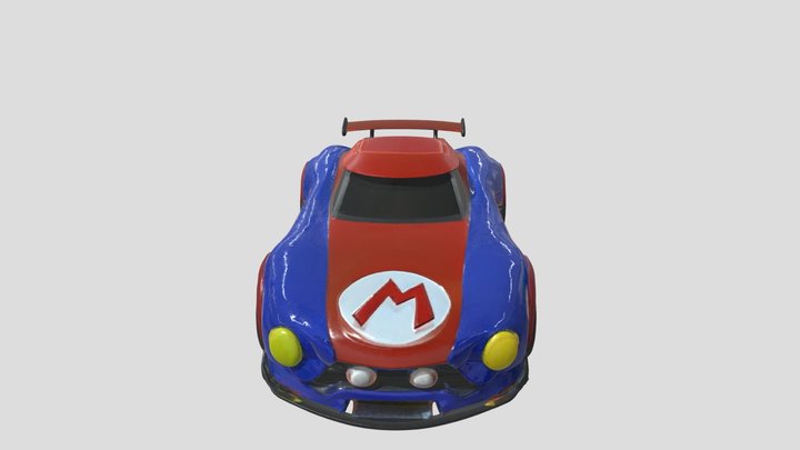 Rocket league- car Super Mario Bros Nintendo 3D Model