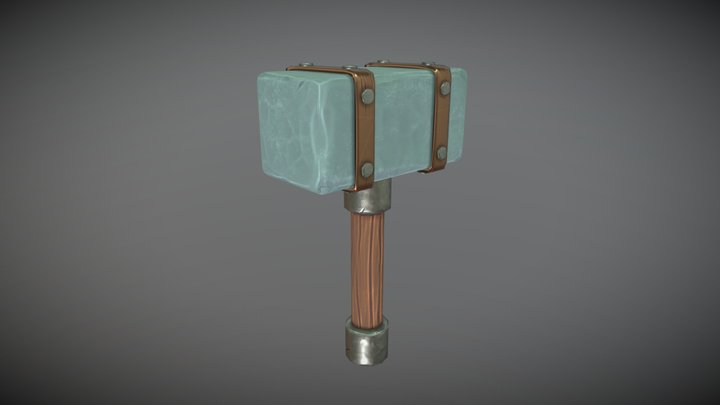 Stylized weapon 3D Model