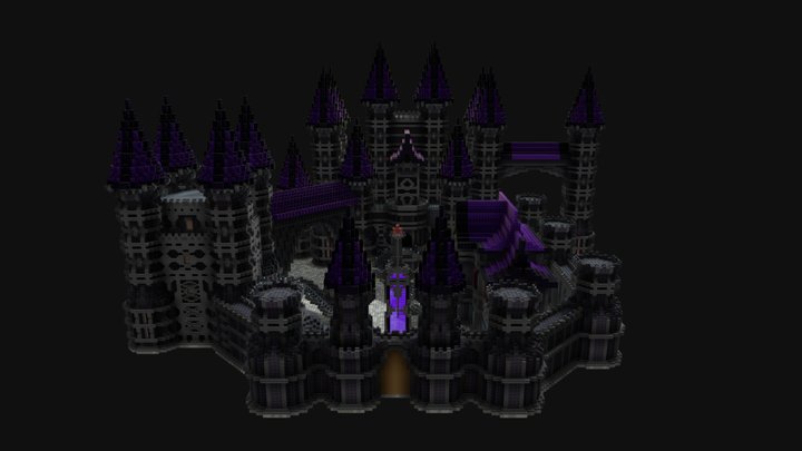 Fantasy castle made by Lethioti 3D Model