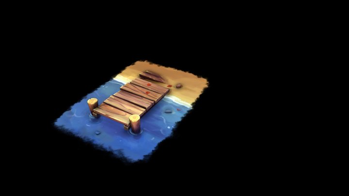 Fishing Bridge FanArt 3D Model