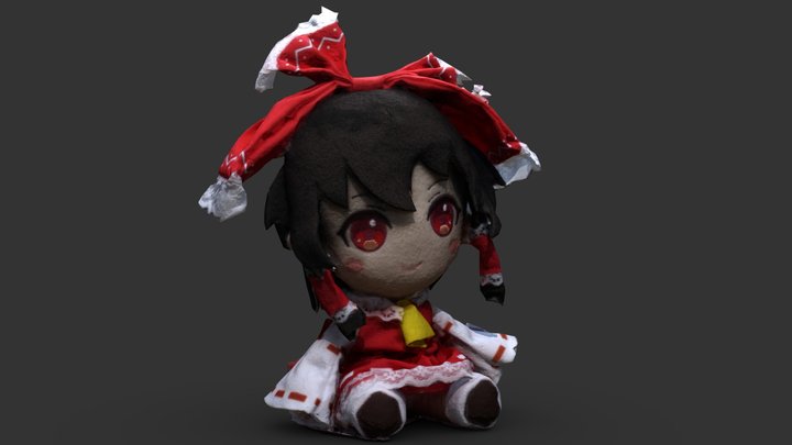 Reimu Plushie (Free Raw Scan)
