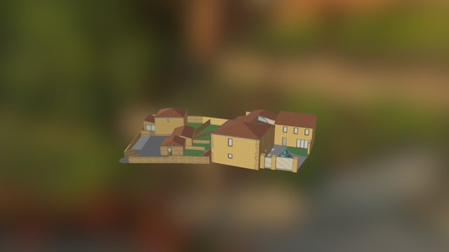 Hameau de Sinsans (Gard) 3D Model
