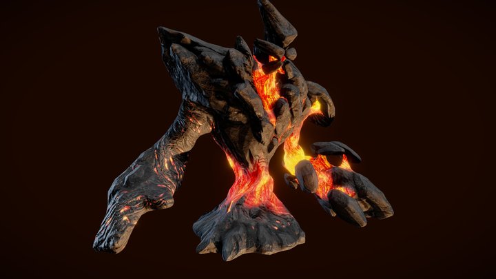 Lava Monster 3D Model