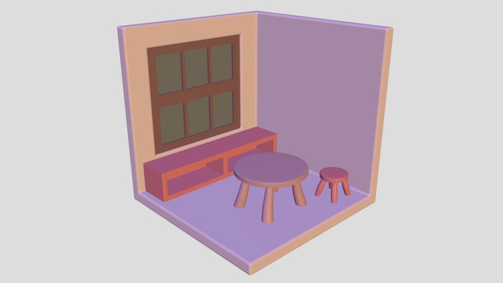 Kid's room 3D Model