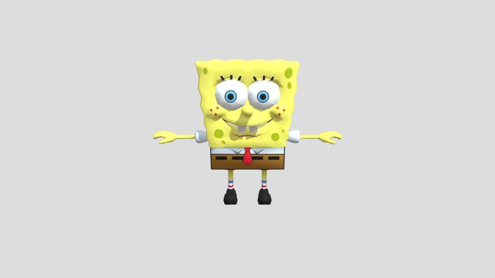 Wii - SpongeBob SquarePants Creature from the Kr 3D Model