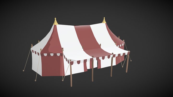 Large Tent 3D Model