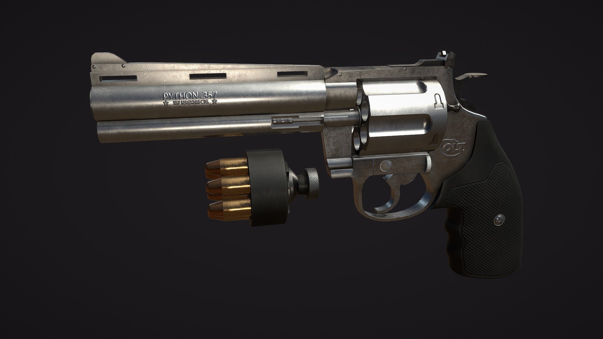 Colt Python 357 - Buy Royalty Free 3D model by itsyourbuddy ...