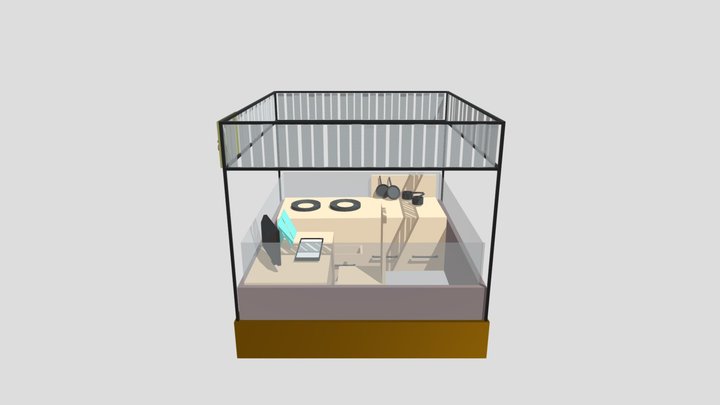 Food Kiosk - UAS 3D MODELING 3D Model