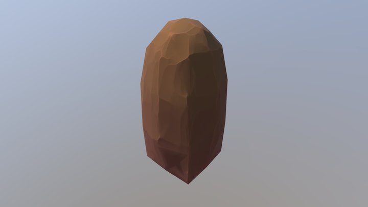 Stylized Rock 3D Model