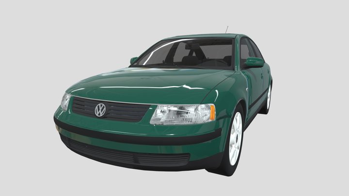 Volkswagen Passat B5 3D Model