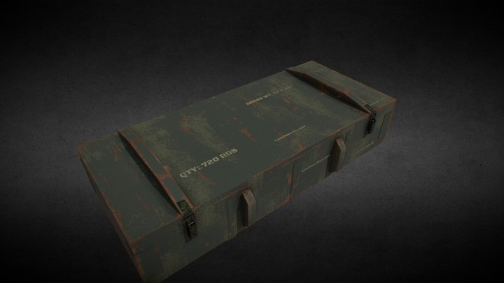 Military Box 3D Model