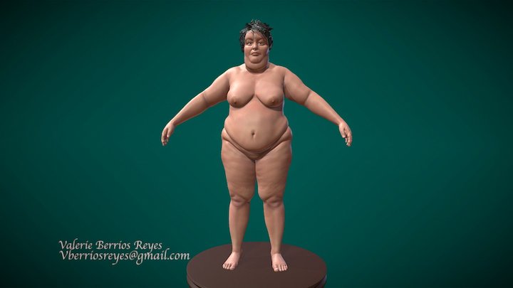 HeavyWoman WIP 3D Model
