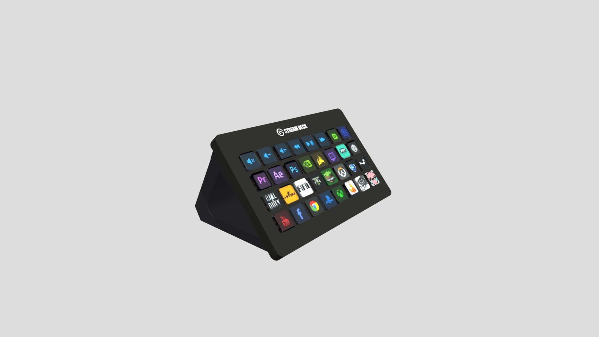 Elgato Stream Deck Download Free 3D Model By Umkhero 4c3e4fb 