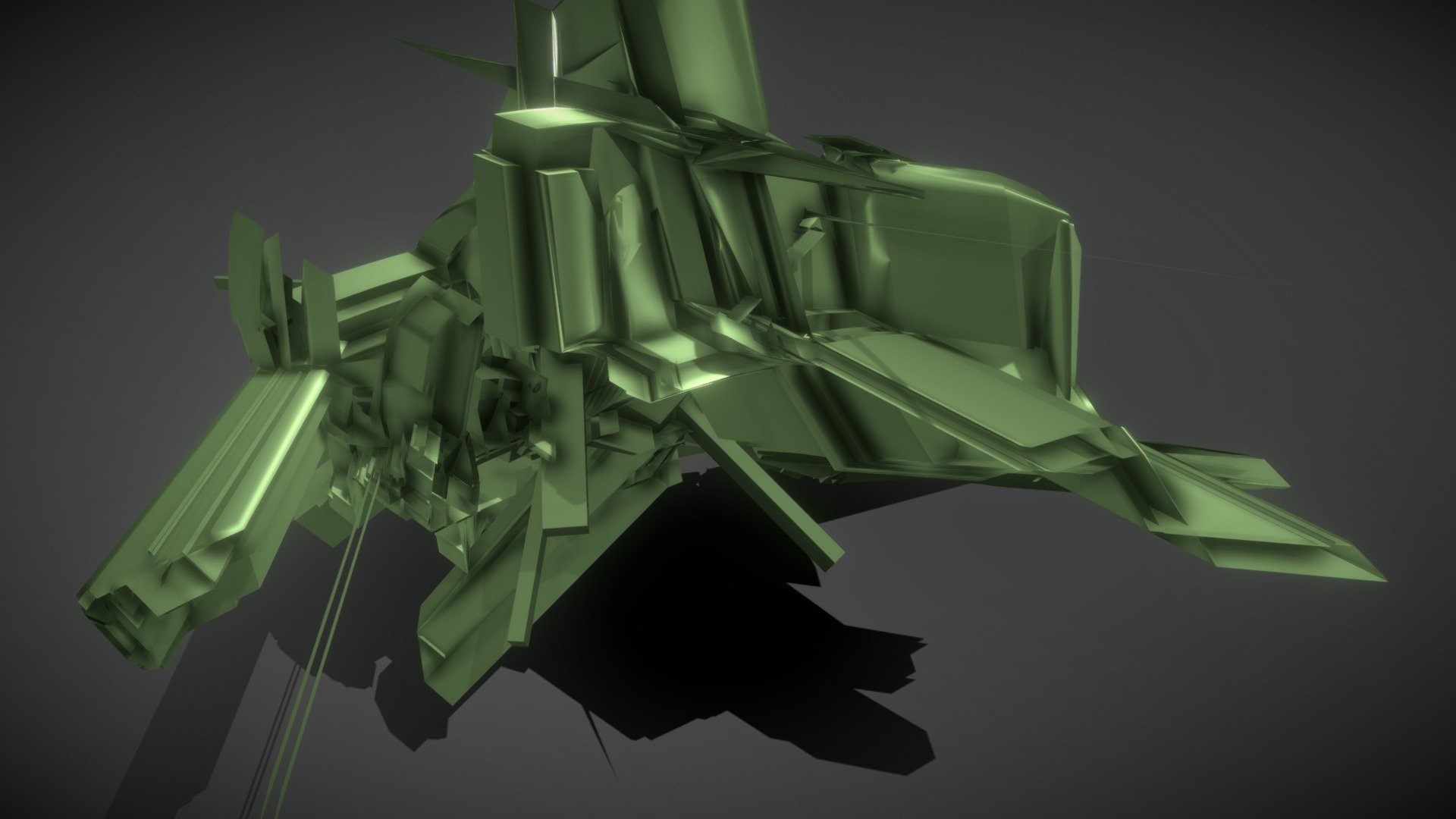 Alien Military Spaceship