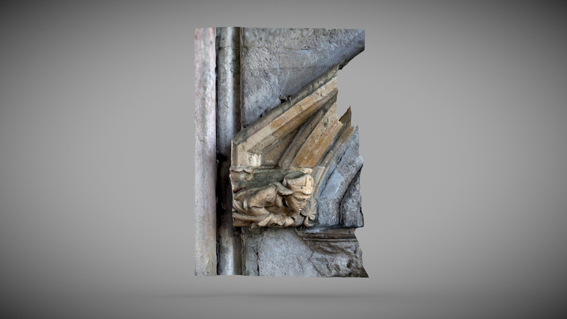 Stonework Christchurch Priory - Polycam