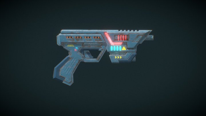 Sci fi Gun 3D Model