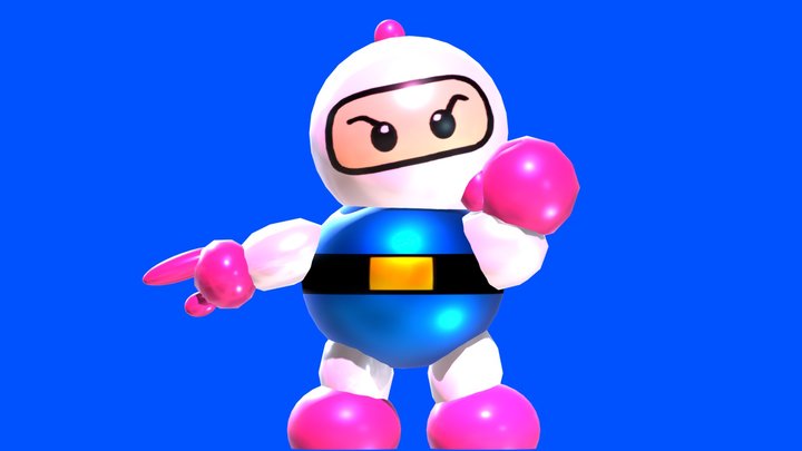 Bomberman(Classic) 3D Model
