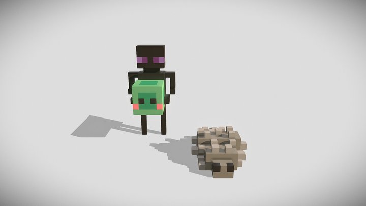 Minecraft mobs 3D Model