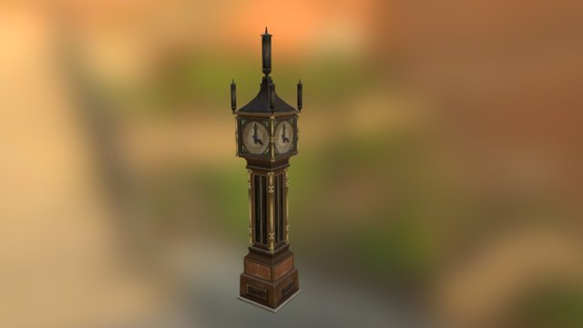 Clock_object 3D Model