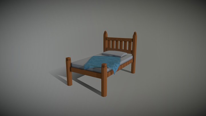 Wooden Bed