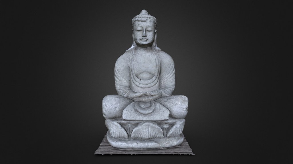 Buddha - Draft Meshing from SfM