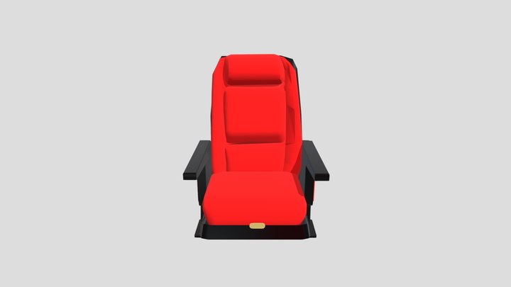Theater Chair 3D Model