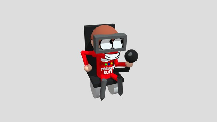 DECIMATED DAVE GOLDEN APPLE 3D Model
