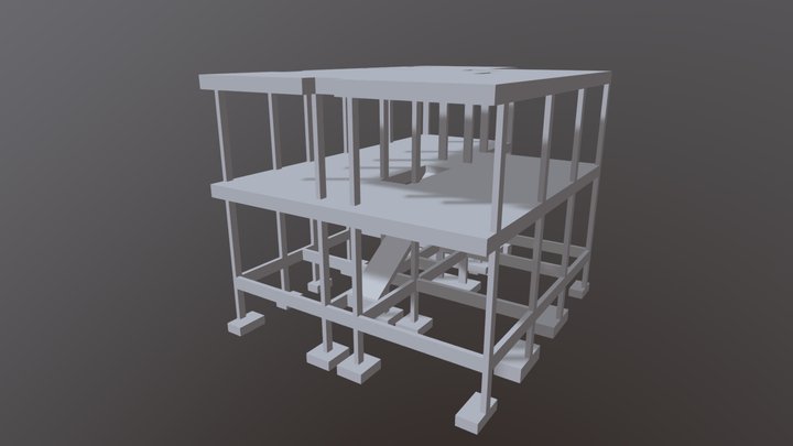 Edifício Residencial 3D Model
