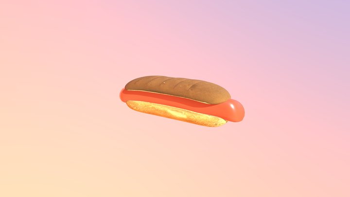 Hotdog 3D Model