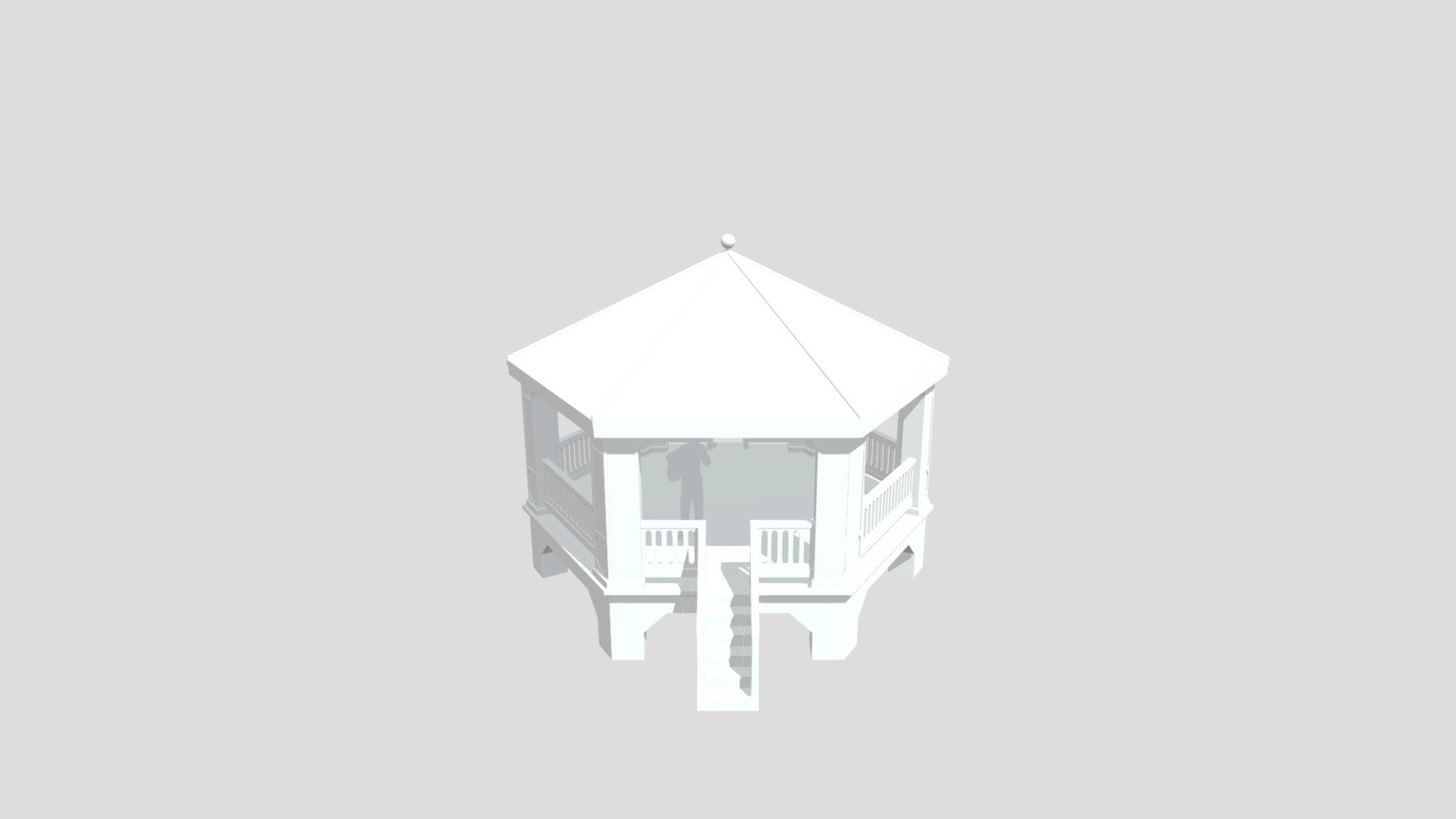 Kiosko - 3D model by marioalaniz [4c44ba5] - Sketchfab