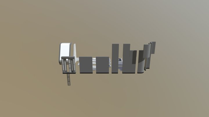 Spaceship 3D Model