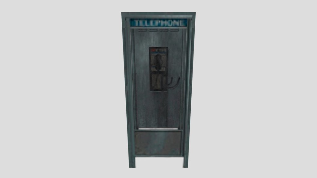 Worn-out Telephone Booth (PS1)