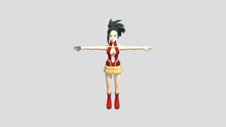 Momo Yaoyorozu (Hero Costume) 3D Model