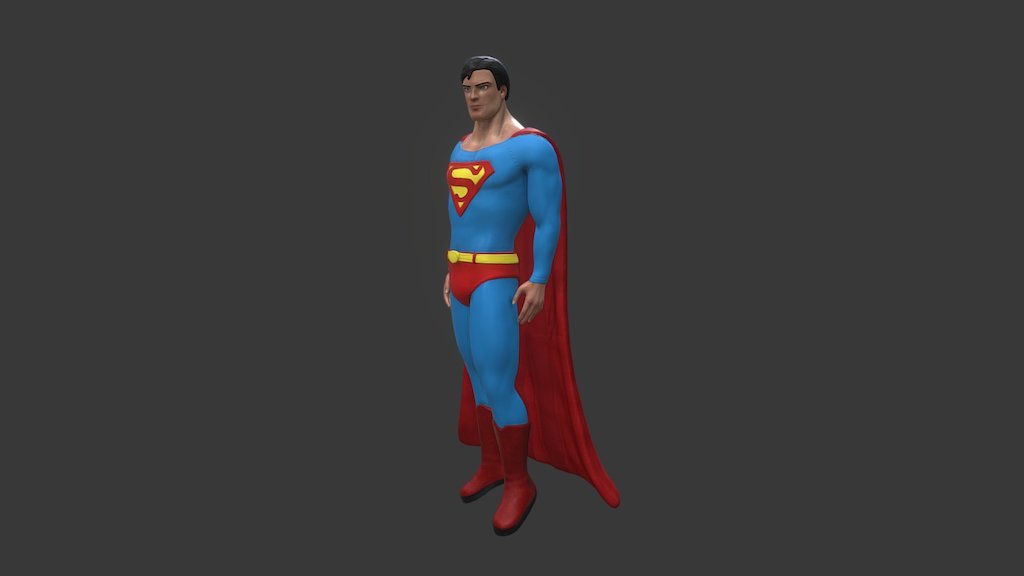 Superman - 3D model by giubalanka (@giubalanka) [4c45c36]