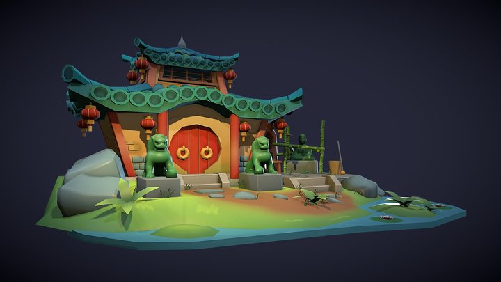 DAE Villages - Xiao's Jade Shop 3D Model