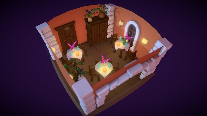 Dinner 3D Model