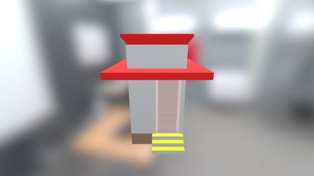 Security Cabin 3D Model