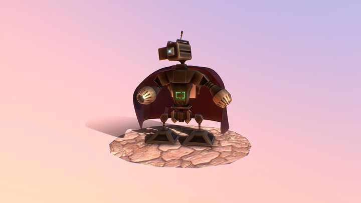 Dystopian Bot 3D Model