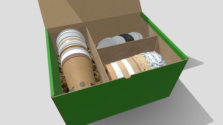 hotcup box 3D Model