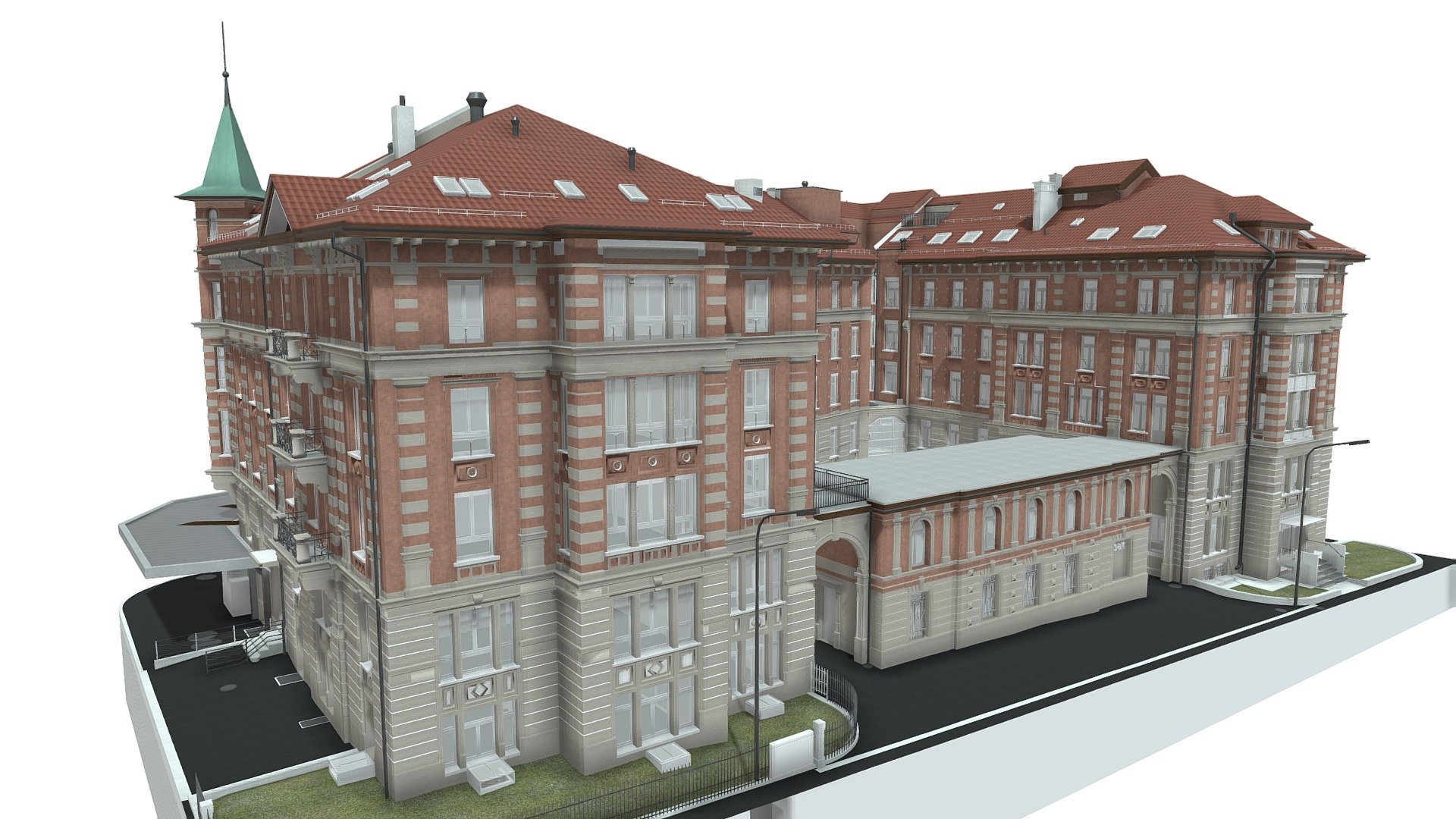 St. Gallen SG, Wohn- und Geschäftshaus — Sketchfab embed 3D viewer