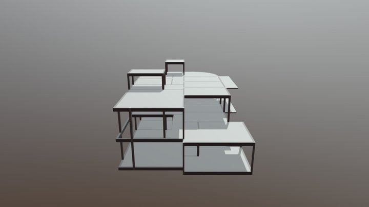 Edificação Modelo 3D Model