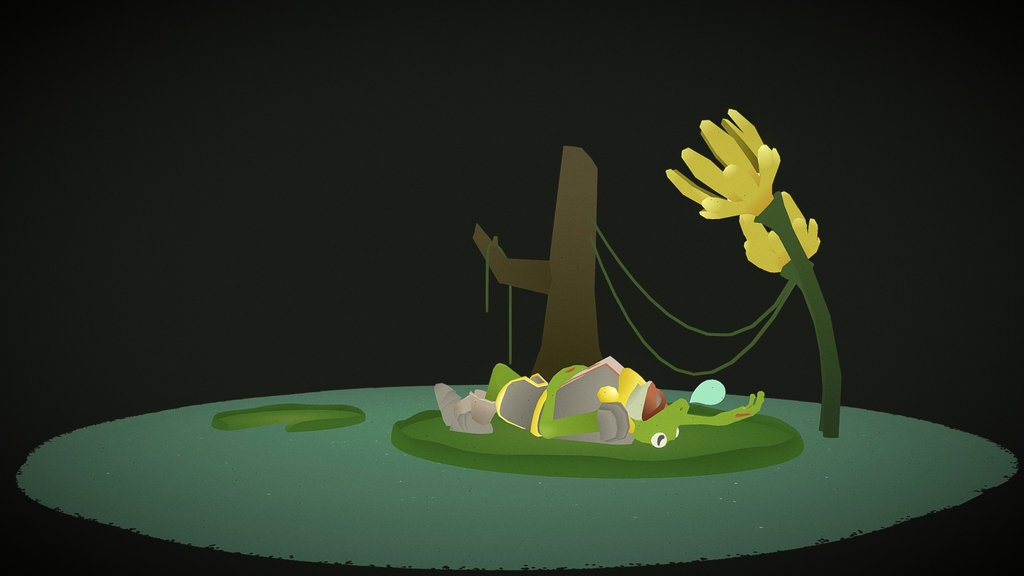 Diorama Frog Knight