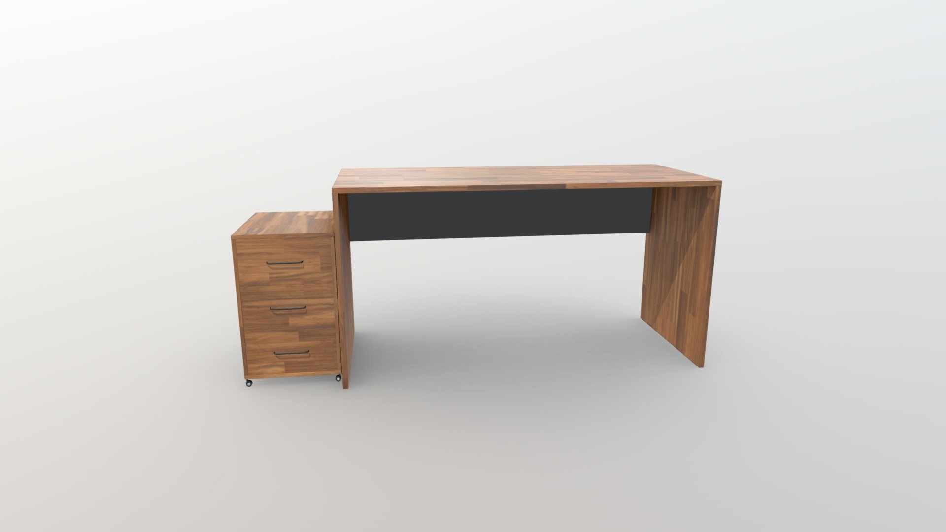 studio desk set - Buy Royalty Free 3D model by interior model ...