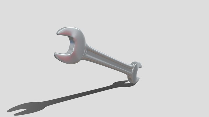 wrench tool 3d modal. 3D Model